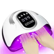 Nail Lamp for Manicure 280W Gel Polish Drying Large LCD Touch Nail Dryer Tools