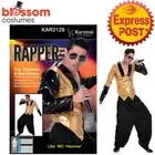 CA561 Rapper MC Hammer 80s 90s Video Super Star Old School Ali G Hip Hop Costume