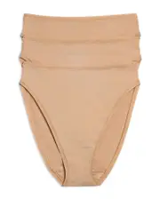 Natori Bliss Bare High Cut Brief, Pack of 3