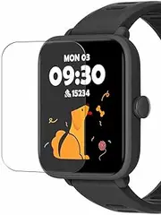 Puccy 3 Pack Screen Protector, compatible with BIGGERFIVE BW01 1.5" smart watch smartwatch TPU Film Guard （ Not Tempered Glass Protectors）