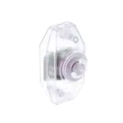 Rotary Cord Switch AC 250V 2A Slide Control 100W 2.8x1.3 Inch/Clear