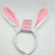 Bunny Headpiece Rabbit /Hare Womens Easter Costume Soft-Touch Ears *CHECK