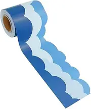 Operitacx 1 Roll Cloud Border Sticker Chalkboard Rolled Border Paper Classroom Decor Trim
