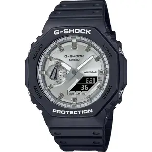 CASIO 卡西歐 G-SHOCK 2100八角金屬光手錶(GA-2100SB-1A)