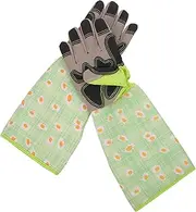 GAROZATION 1 Pair Gardening Gloves Thumb Trimmer Electrical Fingerless Wire Electrician Prong Harvest Removable Protective Long Sleeved Gardening Three Paw Gloves Fishnet Leaf Liners Fabric