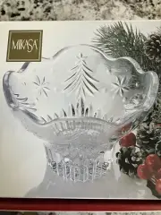 Mikasa Crystal Footed Bowl