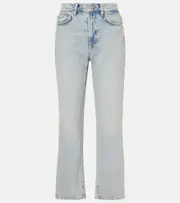 [7 For All Mankind] 7 For All Mankind High-rise straight jeans UK 10 blue