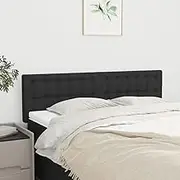 Bed Headboard Set of 2, Beds Head Frame Headboards 2 pcs Black 72 cm Fabric