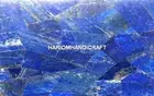 3'x2' Marble Console Table Top Random Lapis Lazuli Inlay Arts Garden Decor M366