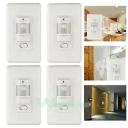 Auto On/Off Sensor Switch Motion Infrared PIR Occupancy Vacancy Wall Light Lamp