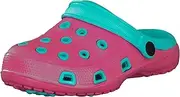[Brandsseller] Children's Clogs Slippers Boys Girls Shoes Mules with Non-Slip Sole, Pink Light Blue, 29 EU