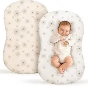 Termichy Baby Lounger Covers for Newborns: Muslin Lounger Pillow Covers Fit for Snuggle Me for Cozy Naps at Home or On The Go – Must Have Baby Nest Lounger Sheets for Toddler Girl Boy 0-12 Months