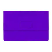 Marbig Slimpick F/C Document Wallet Brt Prpl Pk10