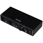 Arturia MiniFuse 2 2-in/2-out USB Audio Interface - Black (AR-MINIFUSE2BK), New