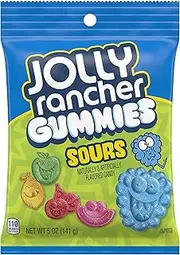 Jolly Rancher Gummies Sour Fruit Flavors Candy 141 g