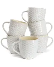 Elama Honeycomb 6pc Mug Set