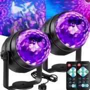 UV Black Lights for Glow Party 6W Disco Ball LED Party Lights Sound