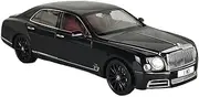 Scale Finished Model Car 1:18 Scale for Bentley Mulsanne Alloy Die-cast Metal Simulation Mini Car Replica Model Toy Gift Miniature Replica Car