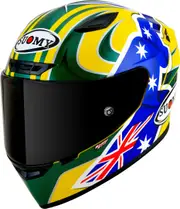 Suomy Track-1 Troy Bayliss Replica 2005 E06 Helmet, multicolored, Size S for Men