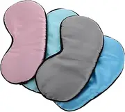 minkissy Double-sided Silk Sleep Mask Kit Assorted Pack for Women Men Elastic Blindfold for Travel Relaxation