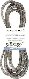 5/8" x 159" Kevlar Lawn Mower Deck Belt - Compatible for Kubota K5639-36710, Ferris 5103753/5103929, AYP/Husqvarna 510201201 - Fits 54" Deck RCK54P Series & IS600Z 48" Deck