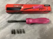 NEW Snap-On Tools PEARL PINK Hard Handle Ratcheting Screwdriver USA SSDMR4BBCA