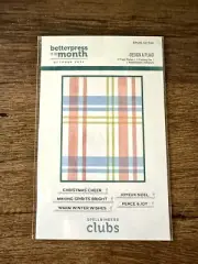 Spellbinders Press Plate-Build A Plaid NEW
