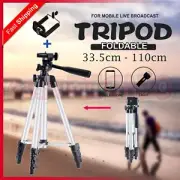 Professional Camera Tripod Stand Mount with Phone Holder Phone Camera Light