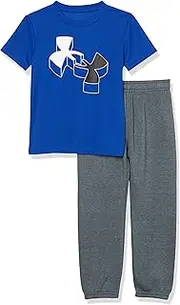 [Under Armour] boys Short Sleeve Logo Set