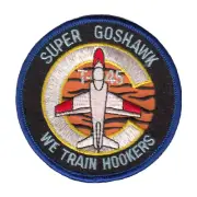 VT-9 TIGERS SUPER GOSHAWK WE TRAIN HOOKERS SHOULDER PATCH