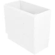 CIBO 900mm White Gloss Tonic Full Height Bathroom Vanity - Cabinet Only