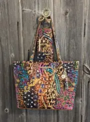 NWT Brahmin Medium Asher and Matching Ady Wallet Immersive.