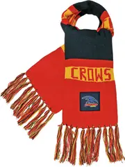 Adelaide Crows Traditional AFL Bar Scarf Warm Winter Neckwear
