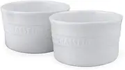 Chasseur La Cuisson Ramekin 2 Piece Set, 9.5 x 5.6 cm /250 ml, Antique Cream