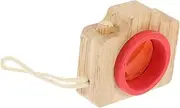 QUMIIRITY Wooden Toy Camera Kaleidoscope for Kids Boys Girls Educational Mini Camera Toy for Toddlers Baby Party Favor Birthday