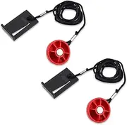 2pcs Universal Treadmill Magnet Safety Key, Treadmill Safety Key Replacement, Magnetic Switch Lock for Most Gym Treadmills Running Machines Part Accessories