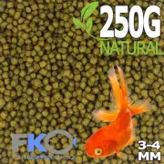 FKC Goldfish Koi Aqua Aquarium Pond Floating Fish Food Pellets Small 3-4mm 250G