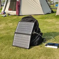 在飛比找樂天市場購物網優惠-太陽能充電器 充電板 光伏板 太陽能充電板便攜式12v折疊發