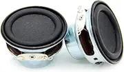 WAZIJ 2Pcs Audio Speaker 4Ω 6W 40mm 1.5 Inch Bass Multimedia Speaker Loudspeaker DIY Sound Mini Speaker for Home Theater