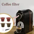 4PCS Refillable Reusable Coffee Filter Capsules Pods M4Y1 For Nespresso U2G1