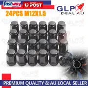 24PCS 12x1.5 Wheel Nut Lug Nuts For Ford Ranger Triton Bravo Sunraysia HiLux 4WD