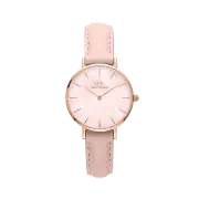 Daniel Wellington Petite Rouge Pink Leather Strap Watch DW00100514