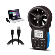 HoldPeak CFM Anemometer Wind Speed Meter Portable Air Flow Meter 0.3~40m/s USB