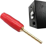 Banana Plugs for Speaker Wire - 2MM Speaker Plugs Gold Plated Banana Plug Connectors | Welding-Banana Plug Connectors for Banana Audio Plug, Wall Plate, Amplifiers, Home Theater