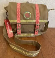 American Girl-Lea Clark Life Size Matching Canvas Messenger Bag / Backpack-NWT