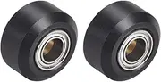 XYWHPGV POM V Wheel with Bearing for 3D Printer RepRap, Ender 3,CR Series OD 15.5mm 2pcs(81a61 9ec51 b68c7 94171 8d731 35a7e