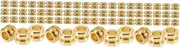 WESIEVYA 4sets Folk Guitar Strings Set Acoustic Pack String Bead Metal Tail Parts 20pcs*4