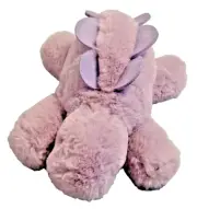 Aurora Lavender Purple Dinosaur Stegosaurus Plush Stuffed Animal Toy 9" Flopsie