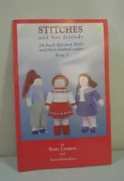 Vintage Stitches and Her Friends 18 in Knitted Dolls + 3 Outfits Pattern Book