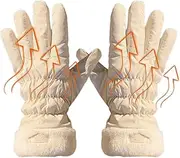 [Generic] Thermal Gloves | Screen-Touching Mitten for Outdoors - Lightweight Winter Mitten for Women, Warm Windproof Gloves for Walking, Riding, Running and Driving